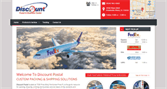 Desktop Screenshot of discountpostal.com
